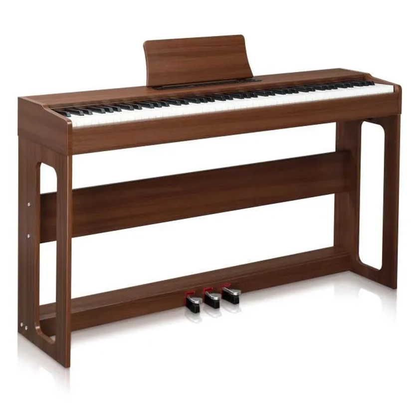 ALIGHTUP Piano numérique，Piano électronique，88 touches, 128 rythmes, MIDI USB