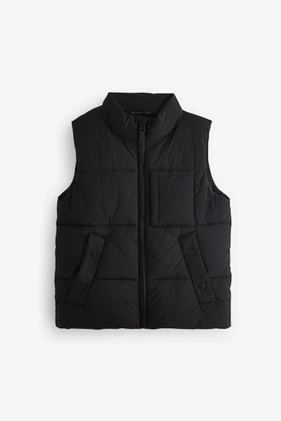 Buy Black Padded Puffer Gilet (3-16yrs) from the Next UK online shop