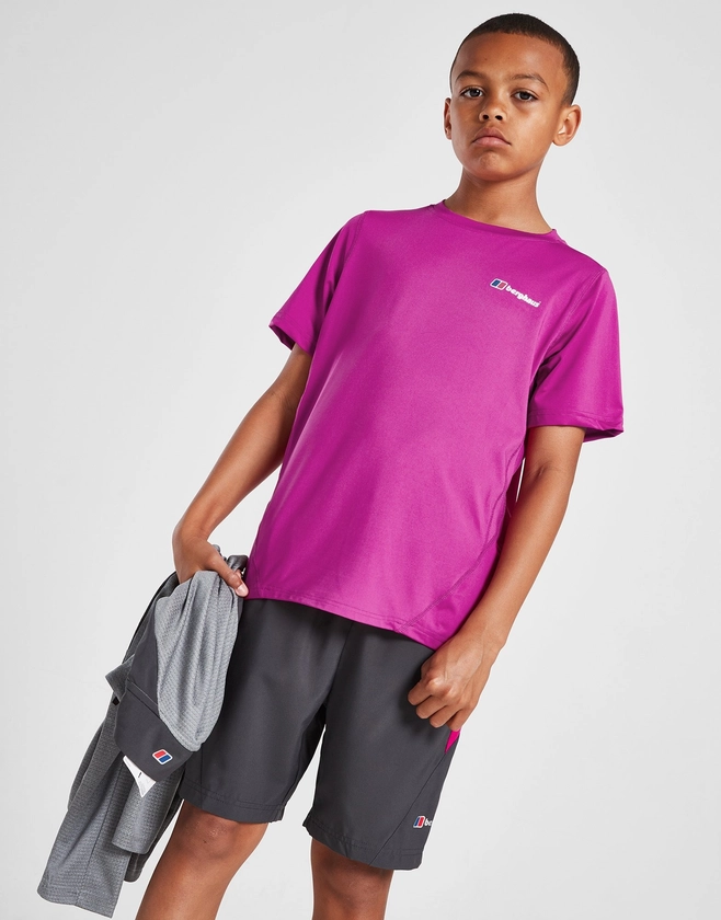 Pink Berghaus Reflective Tech T-Shirt Junior | JD Sports UK 