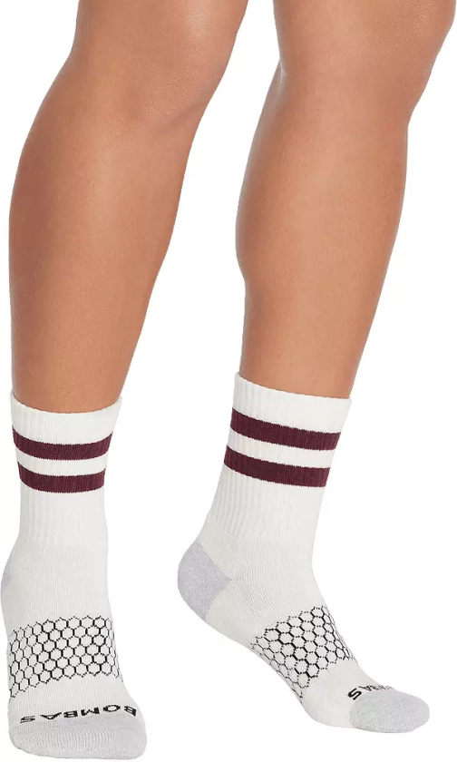 Bombas Solid Vintage Stripes Half Calf Socks