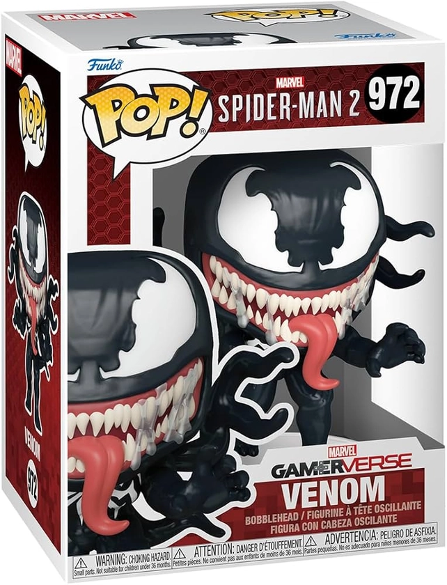 Funko Pop! Games: Spider-Man 2- Venom - Spider-Man 2 Video Game - Figurine en Vinyle à Collectionner - Idée de Cadeau - Produits Officiels - Jouets pour Les Enfants et Adultes - Video Games Fans