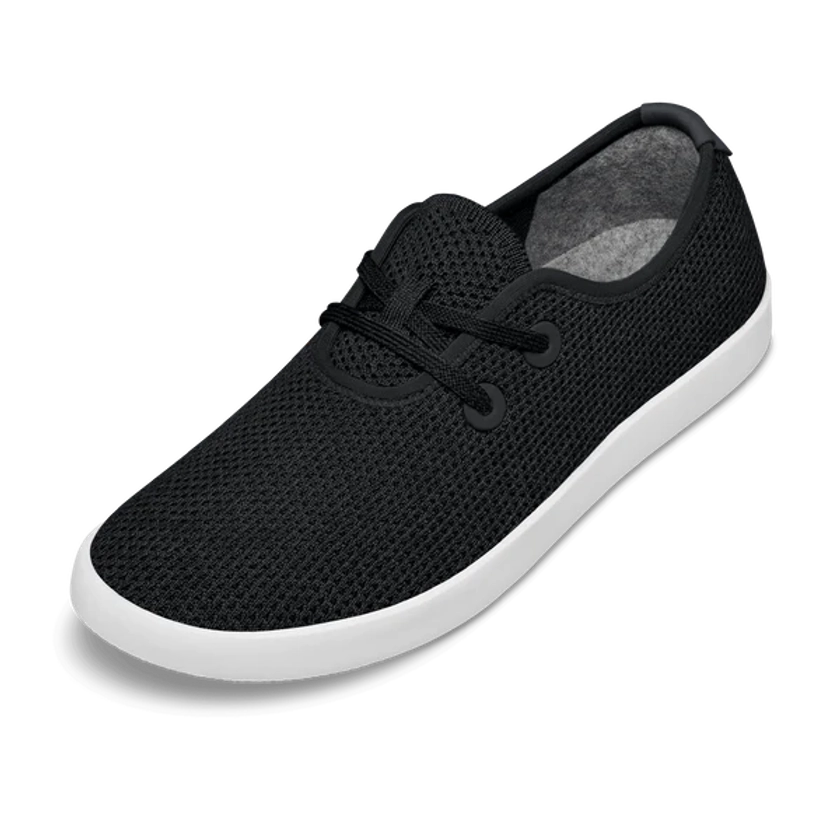 Women's Tree Skippers - Jet Black (White Sole)