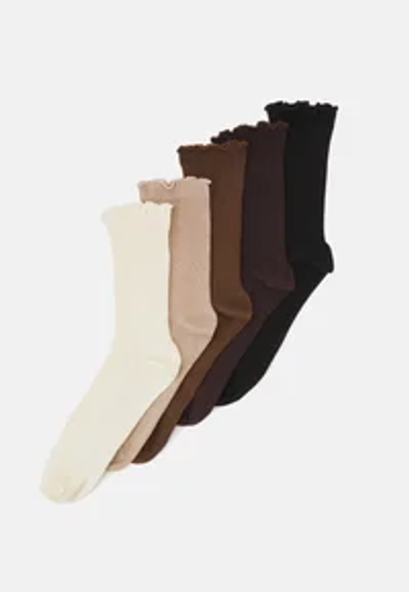 5 PACK - Chaussettes - beige