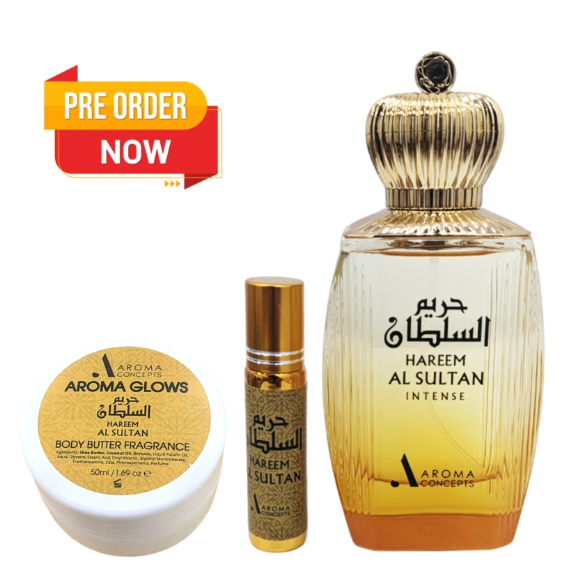 Buy Hareem Al Sultan intense EDP and Body fragrance cream
