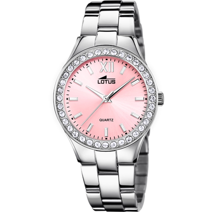 MONTRE LOTUS 18883/2 ROSE, BRACELET EN ACIER INOXYDABLE 316L, FEMME