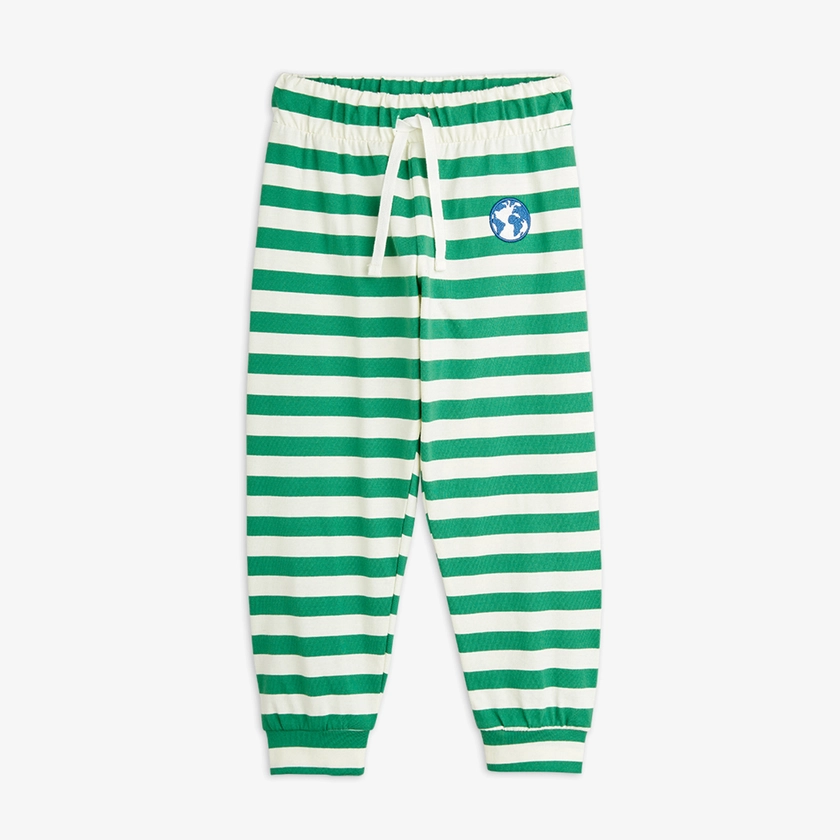 Stripe Trousers Green