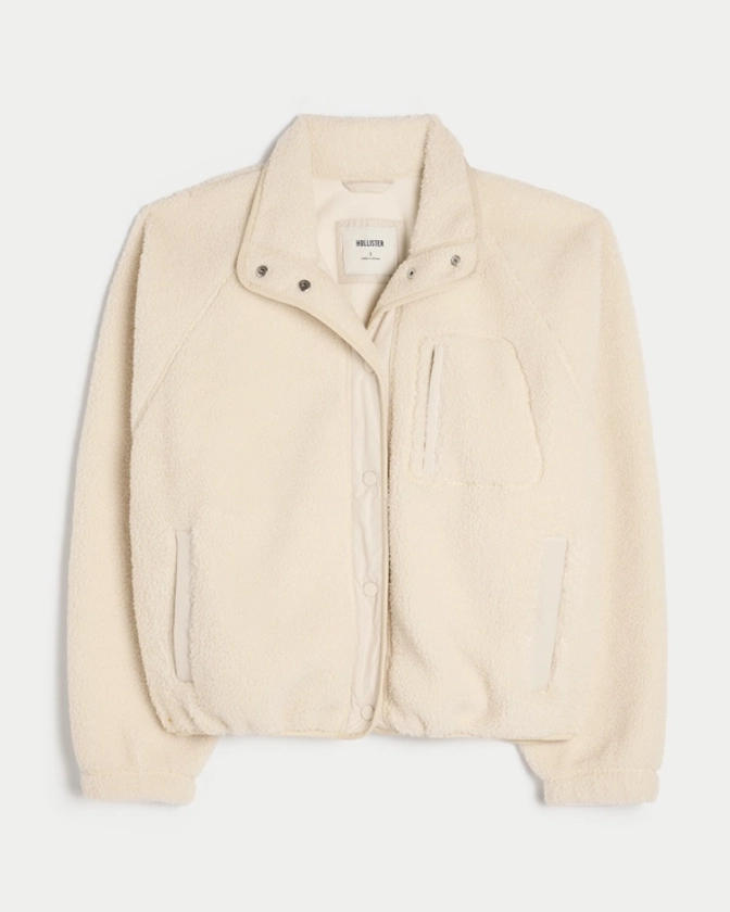 Women's Sherpa Jacket | Women's Jackets & Coats | HollisterCo.com