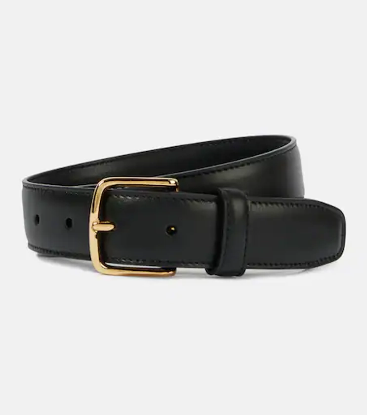 Classic leather belt in black - The Row | Mytheresa