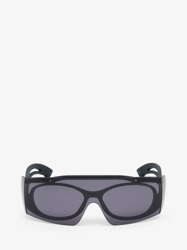 Lunettes de soleil bicolores Noir/Fumée | Alexander McQueen