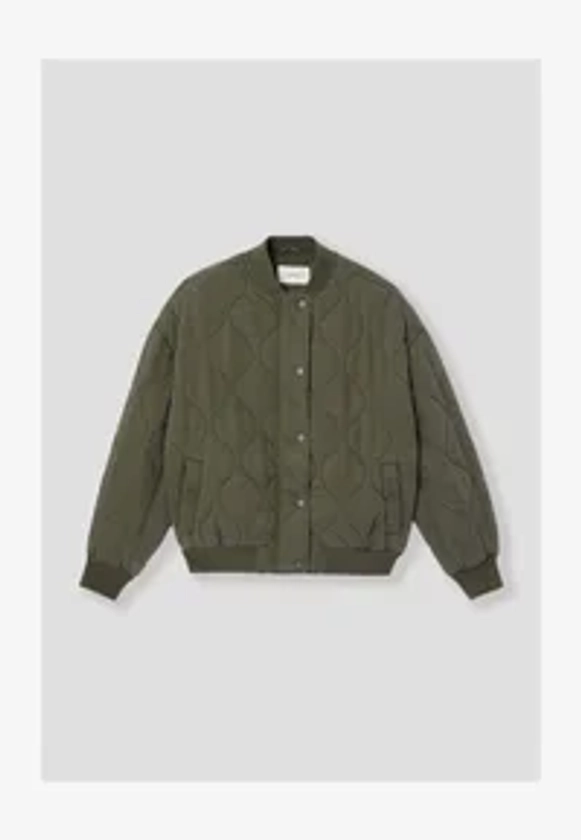 Promod MATELASSÉE - Blouson Bomber - kaki - ZALANDO.FR