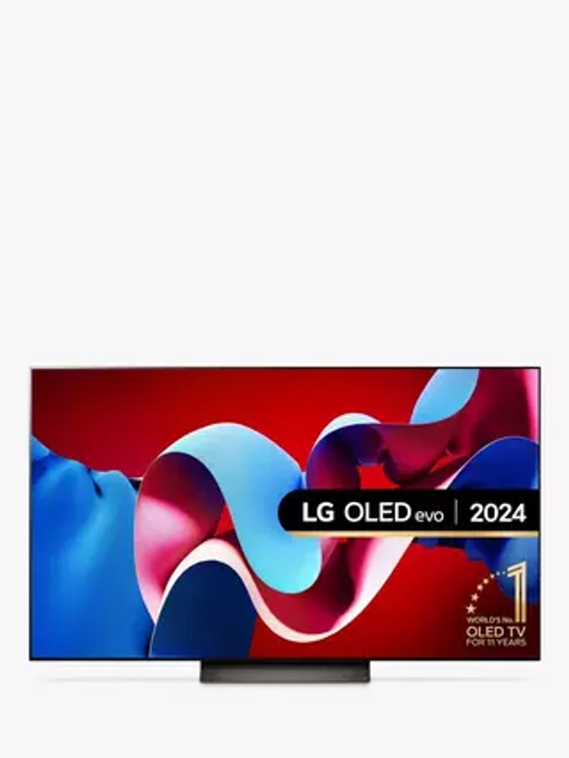 LG OLED55C44LA (2024) OLED HDR 4K Ultra HD Smart TV, 55 inch with Freeview Play/Freesat HD & Dolby Atmos, Umber Brown