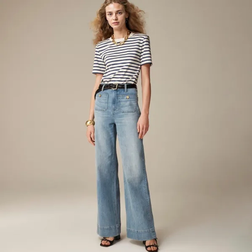 🎁 LAST DAY SALE OFF 👖 Tummy Control Sailor Wide Leg Trouser ⭐ 2024 Best Selling Jeans