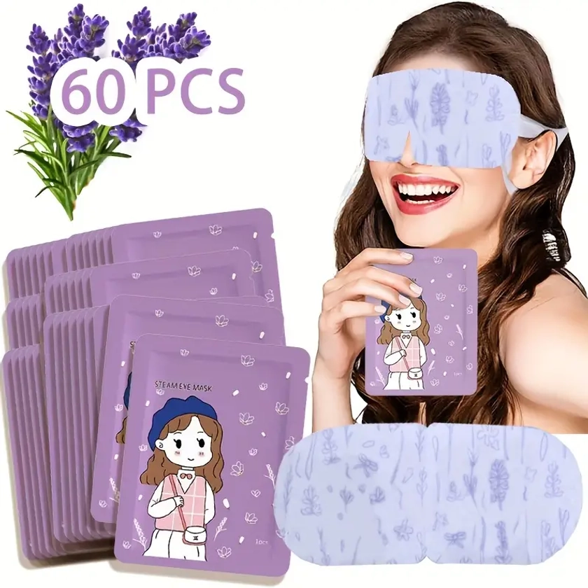 Lavender Masks Disposable Eye Compress Warm - Temu