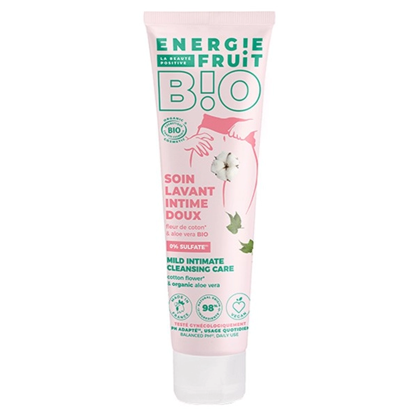 Energie Fruit Hygiène Intime Soin Lavant Fleur de Coton & Aloe Vera Bio 150ml