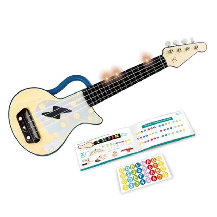 Hape musikinstrument, elektrisk ukulele - Køb online til kun kr. 349.95
