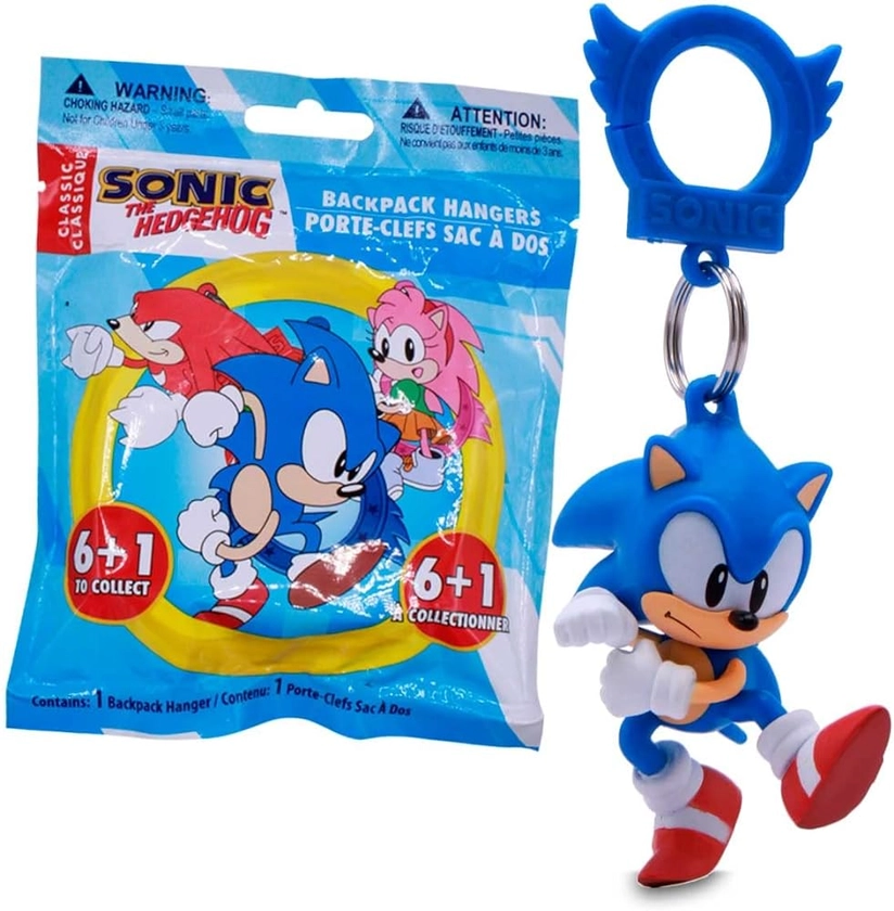 Just Toys LLC Sonic the Hedgehog Backpack Hangers (Series 4)