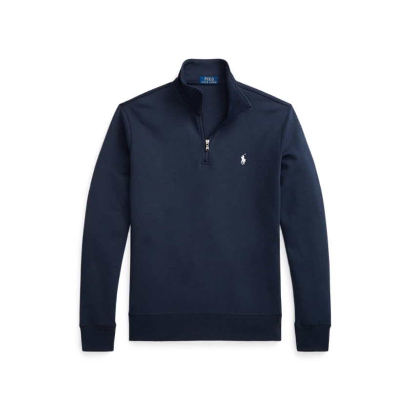 Pull demi-zippé à maille double pour homme | Ralph Lauren® FR