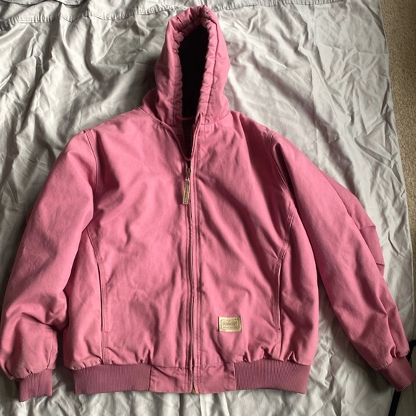 Schmidt “cathart” jacket womens xl pink