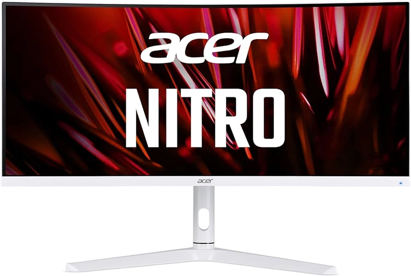 Acer Nitro XZ306C Xwmiiiphx 29.5" 1500R Curved Zero-Frame UWFHD (2560 x 1080) VA Gaming Monitor | AMD FreeSync Premium | Up to 200Hz | 1ms VRB | Display Port, 1 x HDMI 2.0 & 2 x HDMI 1.4 Ports