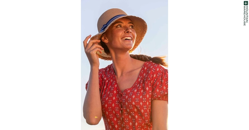 Gardening Womens Straw Sun Hat with Bow | Mountain Warehouse GB