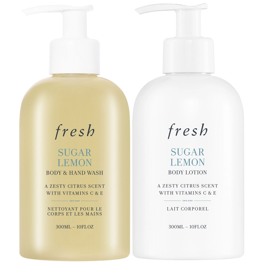 Fresh Sugar Lemon Body Lotion and Body and Hand Wash 300ml Duo (Worth £51.00) | CultBeauty