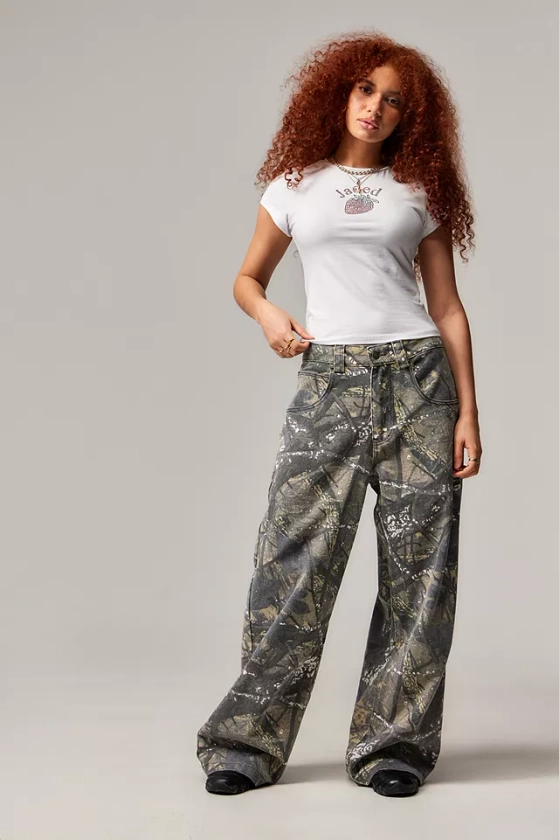 Jaded London Camo Colossus Jeans