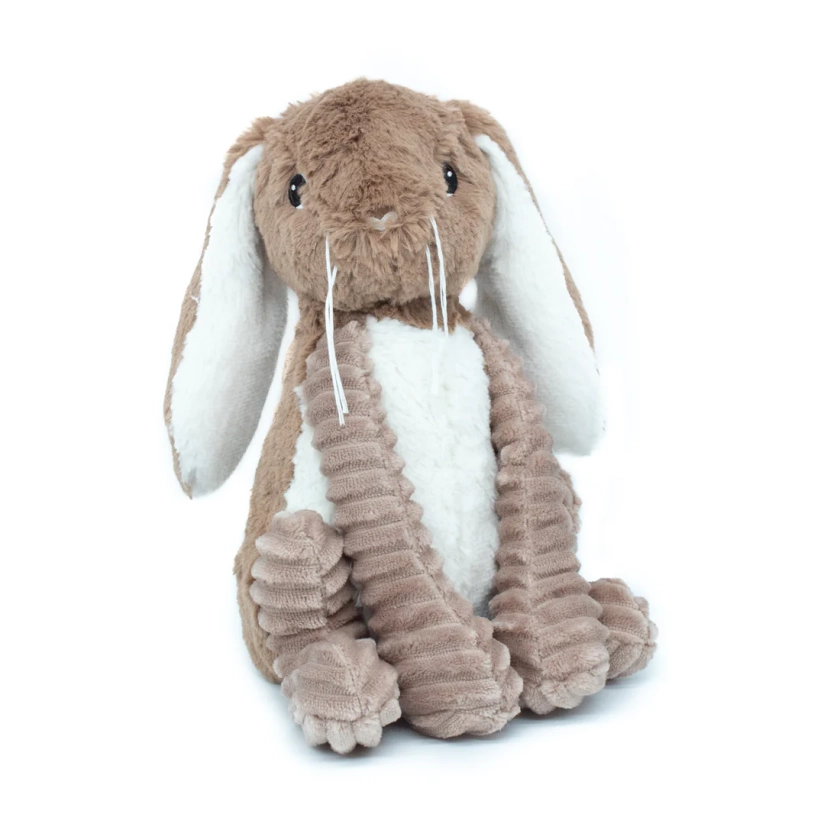 Peluche lapin Toudou marron beige - Les Ptipotos