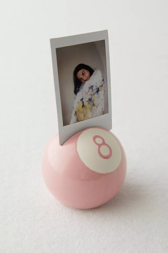 Pink 8 Ball Photo Holder