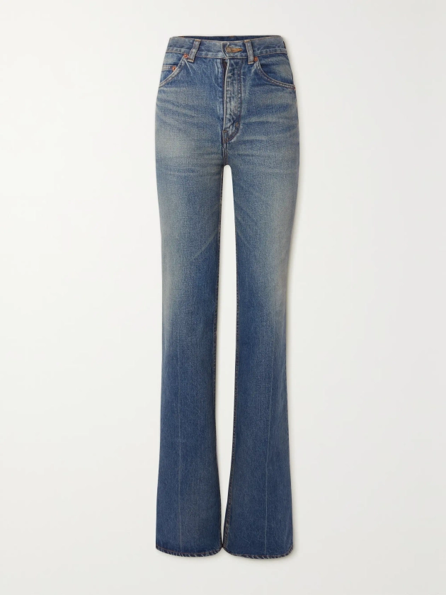 SAINT LAURENT High-rise flared jeans | NET-A-PORTER