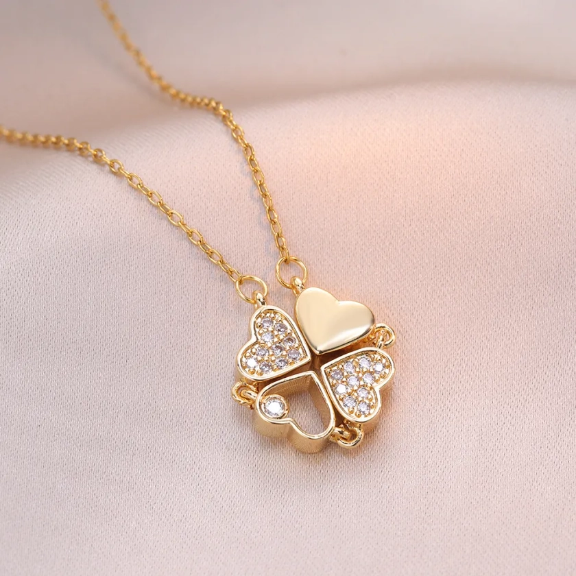 Four Leaf Clover Mother&#x27;s Day Necklace