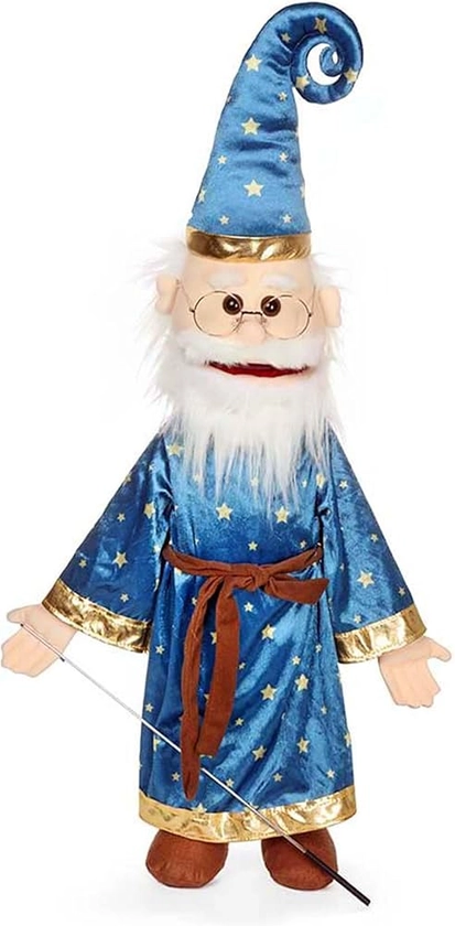 25" Wizard w/Glasses, Full Body, Ventriloquist Style Puppet