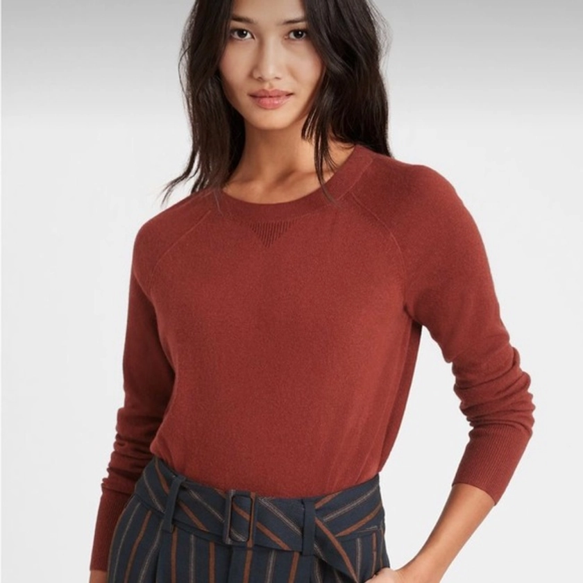 Banana Republic Cashmere-Wool Cropped Sweater