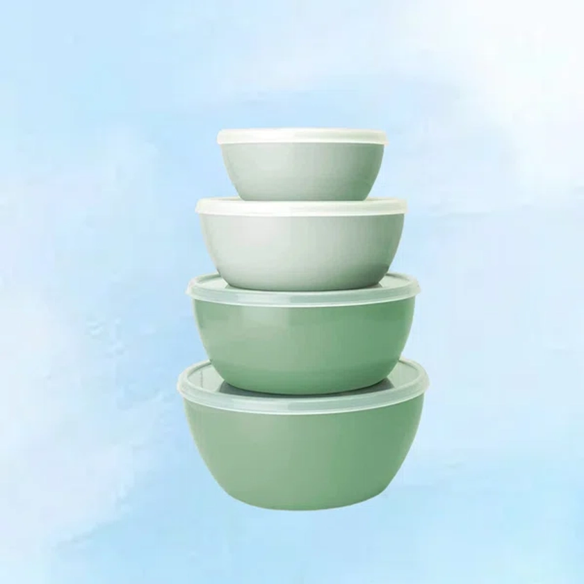 Mity Reen Nesting 4 Piece Plastic Mixing Bowls Set