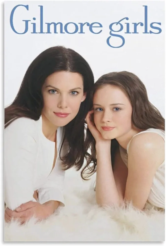 ENZD Gilmore Girls Tv Show Poster Posters for Room Aesthetic 90s Poster Decorative Painting Canvas Wall Art Living Room Posters Bedroom Painting 12x18inch(30x45cm)