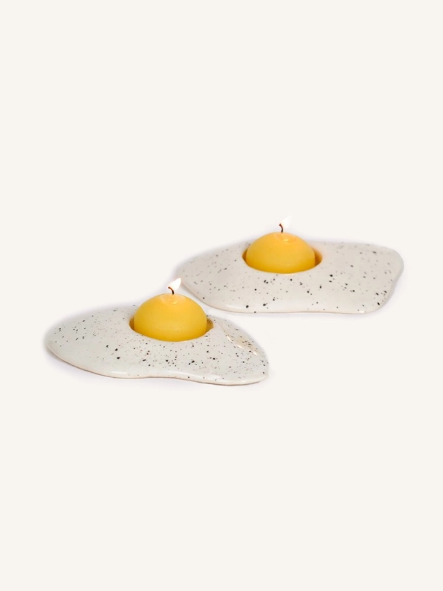 Ceramic Egg Tea Light Candle Holder — The DIME Store