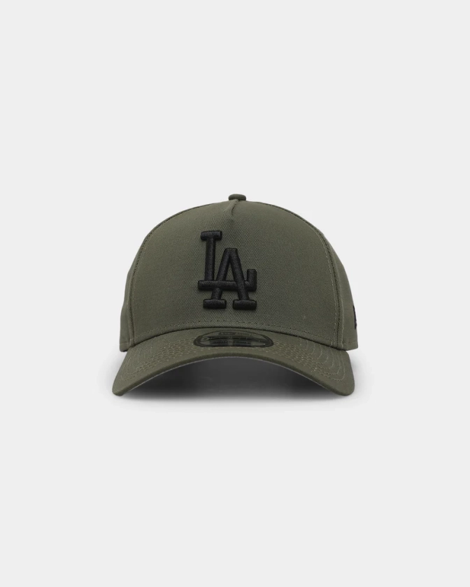 New Era Dodgers 9FORTY A-Frame Olive | Culture Kings US