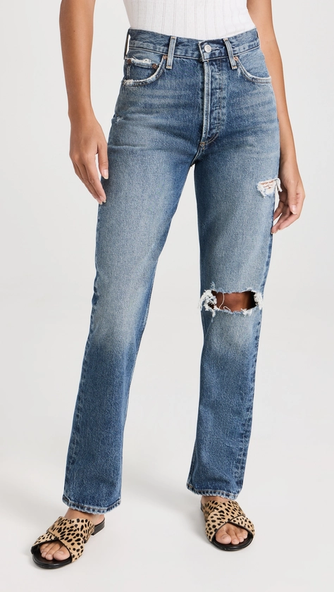 AGOLDE 90's Pinch Waist High Rise Straight Jeans | Shopbop