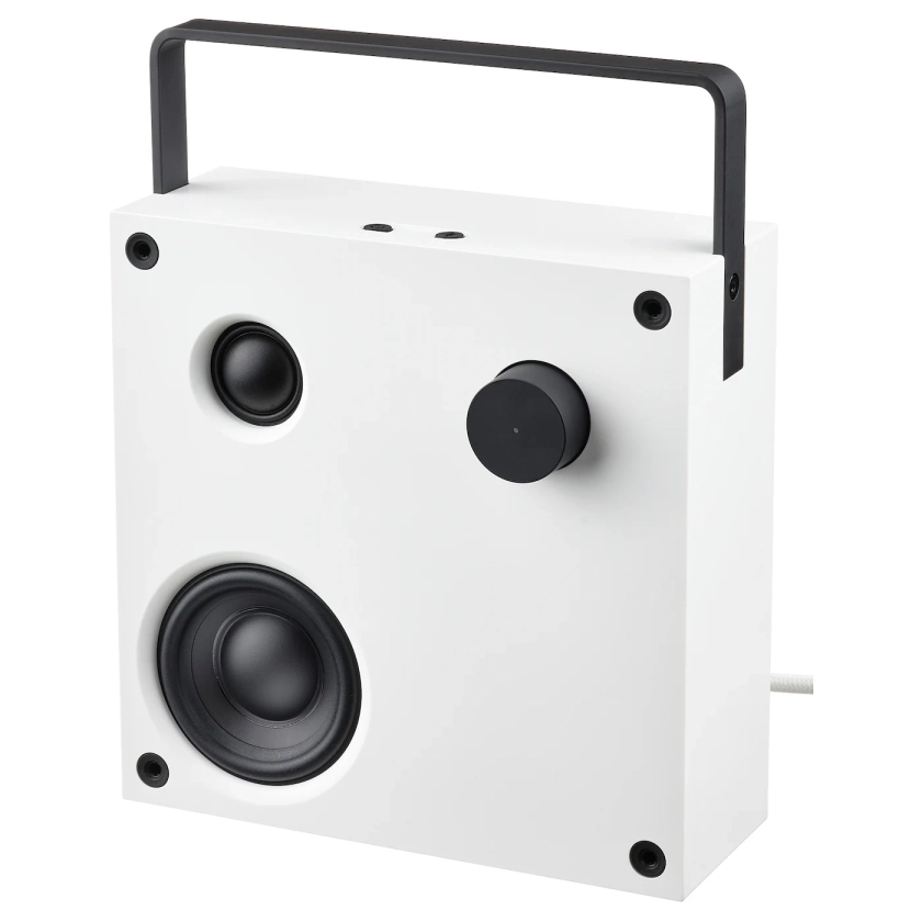 VAPPEBY Bluetooth speaker - white/gen 3 20x20 cm