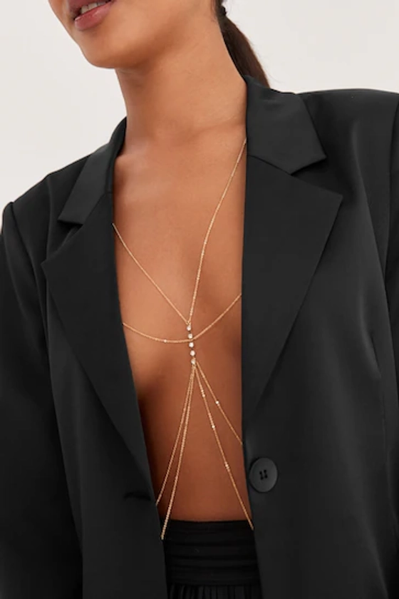 Buy Gold Tone Sparkle Body Chain from the Next UK online shop
