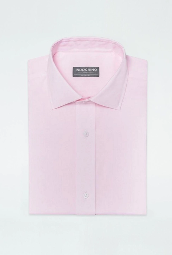 Men's Dress Shirts - Helmsley Oxford Pink Shirt | INDOCHINO