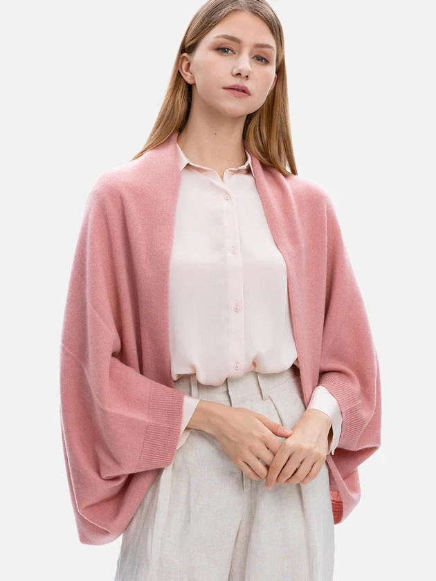 Rose Wearable Cashmere Wrap