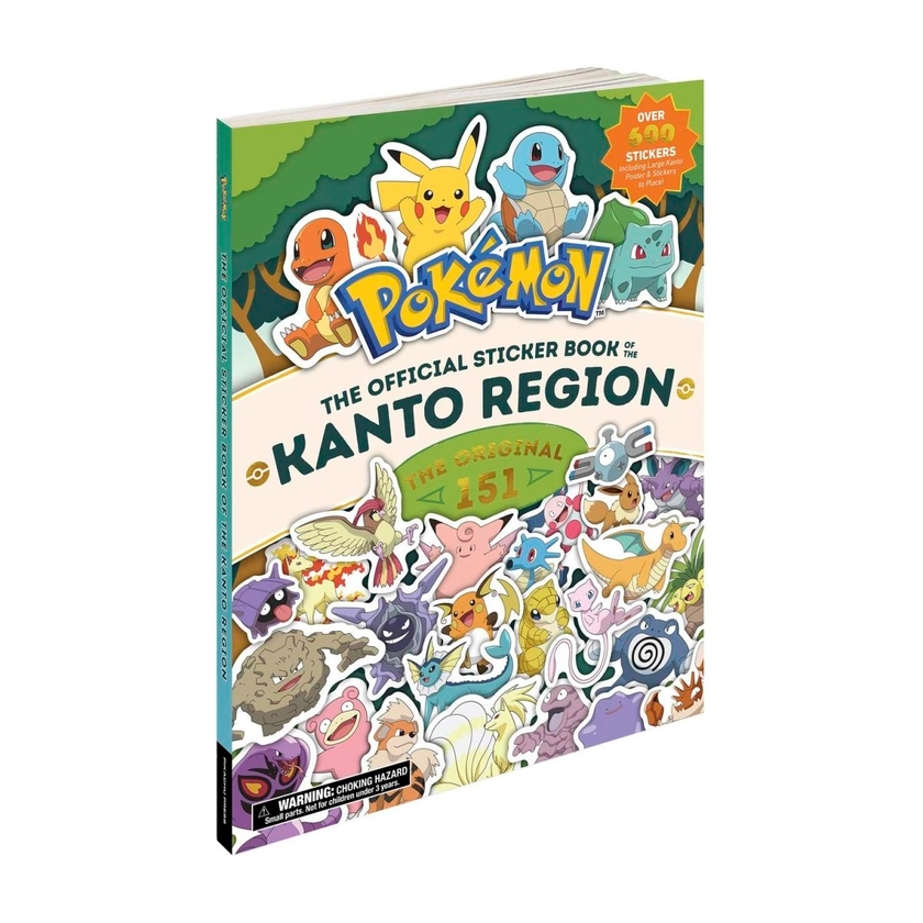 Pokémon: The Official Sticker Book of the Kanto Region