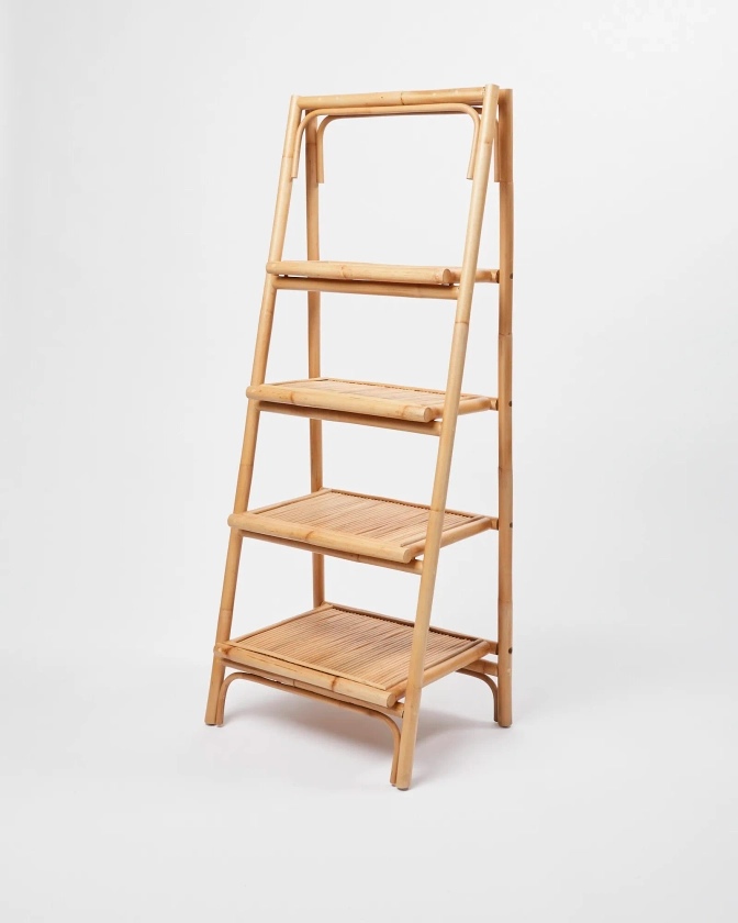 Piaf Rattan Folding Freestanding Shelves | Oliver Bonas