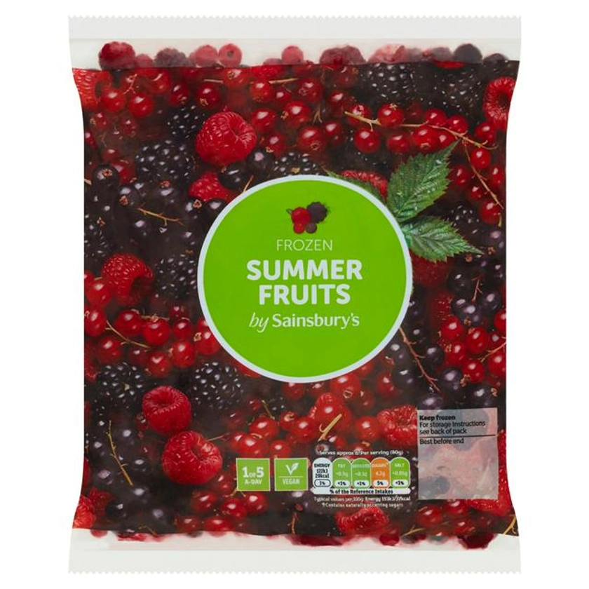 Sainsbury's Frozen Summer Fruits 500g | Sainsbury's