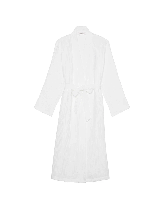 Buy Cotton Gauze Spa Robe - Order Robes online 1124621400 - Victoria's Secret