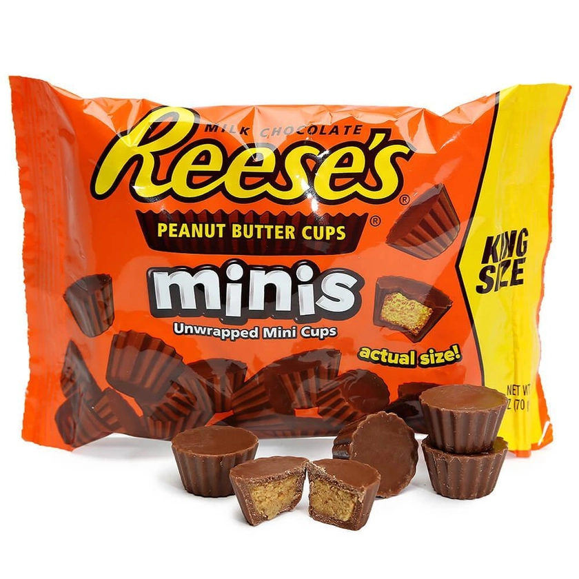 Reese's Minis King Size Packs: 16-Piece Box