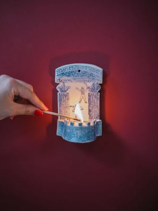 Nutcracker Theatre Tealight Wall Sconce