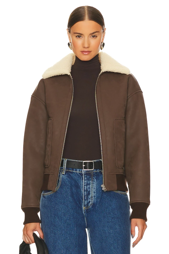 Camila Shearling Bomber