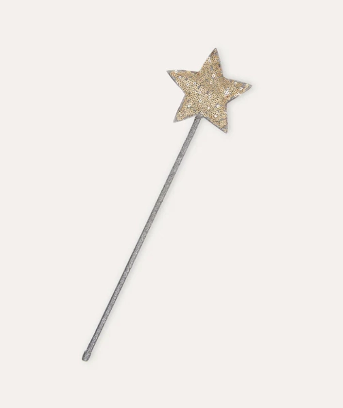 Glitter Star Wand - Gold