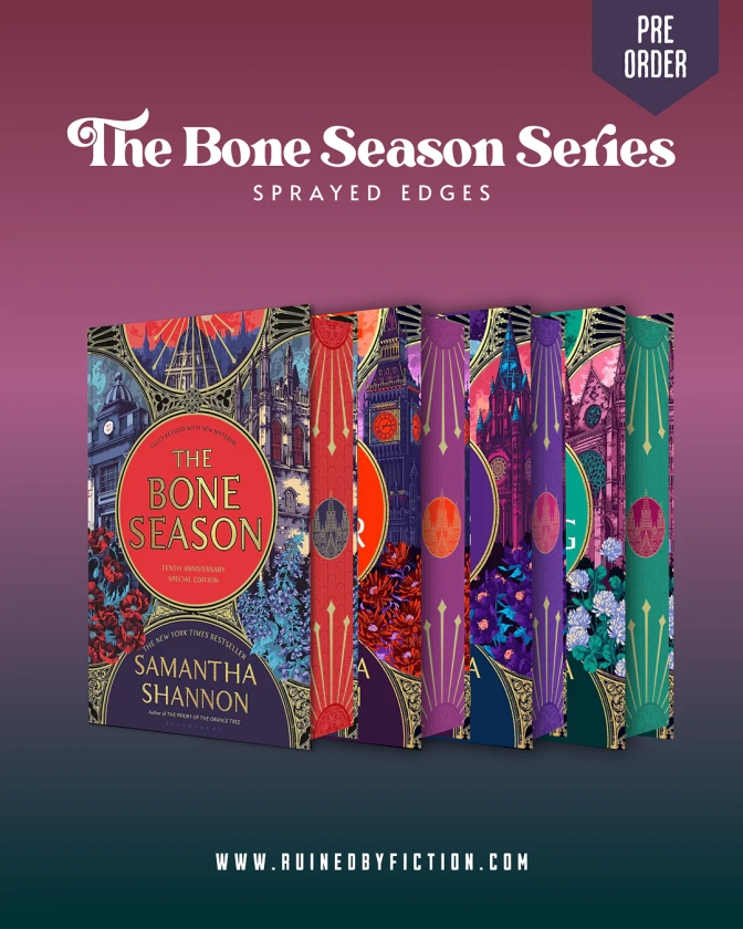 The Bone Season Series - Sprayed Edges